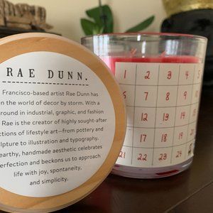 Rae Dunn Christmas Candle, Advent Candle, Jar Candle, 24oz candle